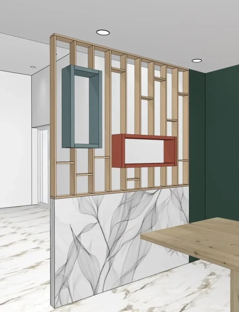 Crea Cuis'In - Aménagement intérieur sur mesure : comment structurer vos espaces avec élégance - Création de cuisines, salles de bains, meubles sur mesure Crea Cuis'In Narbonne création claustra logiciel 1