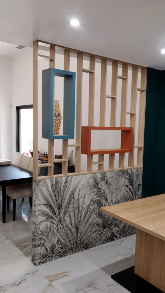 Crea Cuis'In - Aménagement intérieur sur mesure : comment structurer vos espaces avec élégance - Création de cuisines, salles de bains, meubles sur mesure Crea Cuis'In Narbonne création claustra réel finie